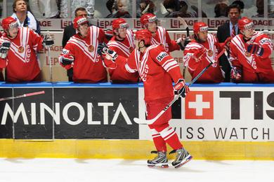 Photo hockey La Russie en démonstration - Championnats du monde Photo hockey La Russie en démonstration - Championnats du monde