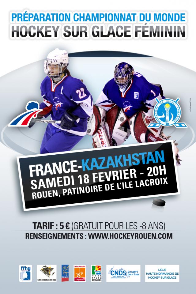 Photo hockey Les Bleues à Rouen - Equipes de France