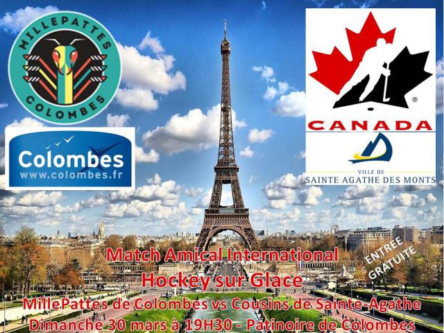 Photo hockey Les Cousins de Ste Agathe à Colombes - Hockey Loisir