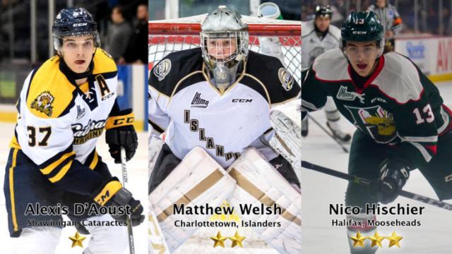 Photo hockey LHJMQ - Les trois étoiles de la semaine - LHJMQ - Ligue de Hockey Junior Majeur du Québec