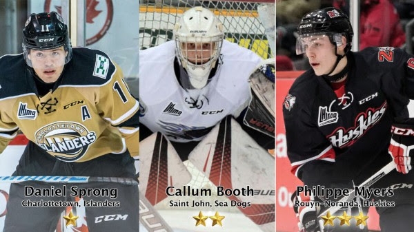 Photo hockey LHJMQ - Les trois étoiles du mois de mars - LHJMQ - Ligue de Hockey Junior Majeur du Québec