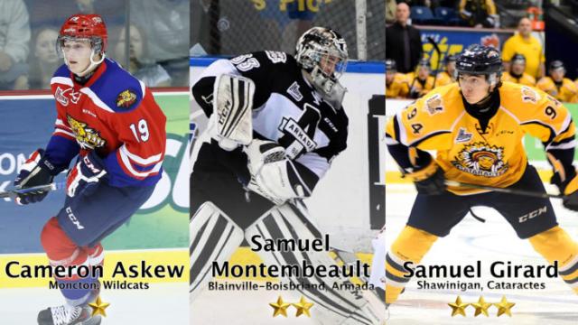 Photo hockey LHJMQ - Les trois étoiles de la semaine - LHJMQ - Ligue de Hockey Junior Majeur du Québec ARCHIVES
