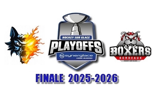 Photo hockey LM - Finale Play-offs - Résultats  Match 1 & 2 du 10 & 11 Avril 2026 - Ligue Magnus