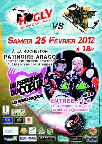 Photo hockey Match solidaire à La Roche-sur-Yon - Division 2 : La Roche-sur-Yon (Les Aigles)