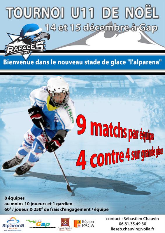 Photo hockey Mineur : Tournoi U11 de Noël à Gap - Hockey Mineur : Gap  (Les Rapaces)