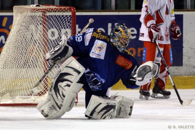 Photo hockey Montpellier - Réactions des gardiens  - Division 1 : Montpellier  (Les Vipers)