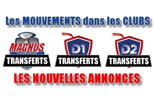 Photo hockey Mouvements dans les clubs au 26 Avril 2026 - Hockey en France