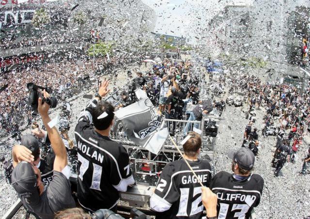 Photo hockey NHL : Los Angeles en fête - NHL : National Hockey League - AHL