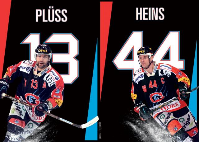 Photo hockey NLA: Heins et Plüss honorés - Suisse - National League : Fribourg (Fribourg-Gottéron)