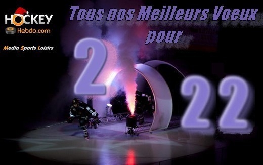 Photo hockey Nous vous souhaitons une Bonne Année 2022 - Hockey en France