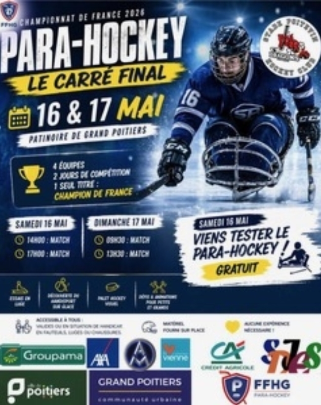 Photo hockey Parahockey : le carré final - Hockey en France