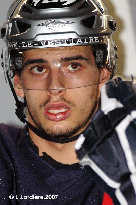 Photo hockey Sacha Treille à l