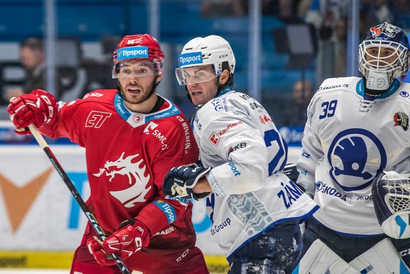 Photo hockey TELH : Le champion chute d