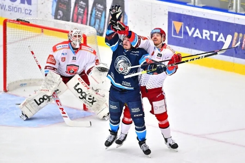 Photo hockey TELH : Les tigres blancs règnent chez le lion - TELH - Tipsport Extraliga Ledního Hokeje