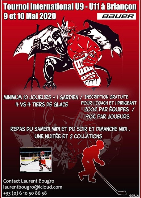 Photo hockey Tournoi U9 - U11 à Briançon - Hockey Mineur : Briançon  (Les Diables Rouges)