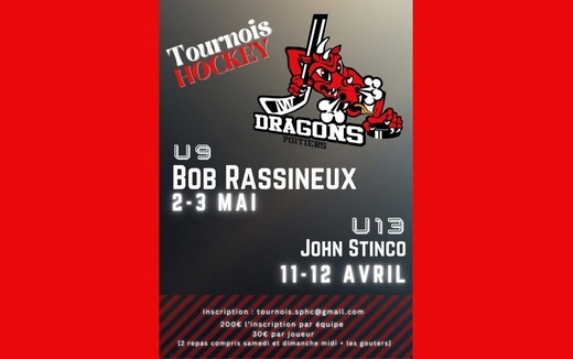 Photo hockey TOURNOI U9 et U13 à Poitiers - Hockey Mineur : Poitiers (Les Dragons)