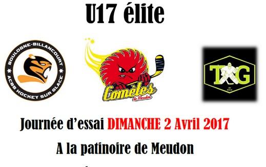 Photo hockey U17 élite - Journée d