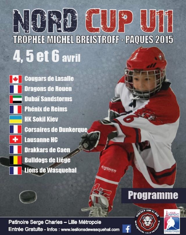 Photo hockey Wasquehal - Nord Cup U11 présentation - Hockey Mineur : Wasquehal Lille (Les Lions)