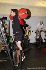 Photo hockey album Le préparateur physique sur le devant