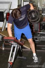 Photo hockey album Le préparateur physique sur le devant