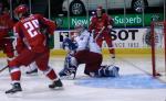 Photo hockey album Mondiaux : 3ème journée - Russie / Rep. Tchèque - N. Leleu