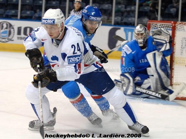 Photo hockey album Mondiaux : Relégation 2ème journée - France / Italie