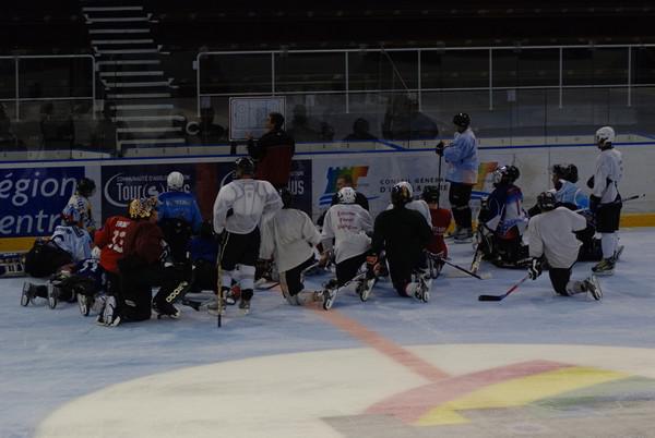 Photo hockey match  - 