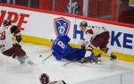 Photo hockey match France - Lettonie le 11/11/2017