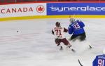 Photo hockey match France - Lettonie le 11/11/2017