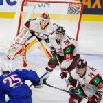 Photo hockey match France - Lettonie le 11/11/2017
