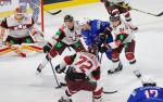 Photo hockey match France - Lettonie le 11/11/2017