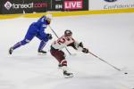 Photo hockey match France - Lettonie le 11/11/2017