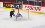 Photo hockey match France - Lettonie le 11/11/2017