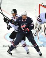 Photo hockey match Lettonie - United States of America le 05/05/2013