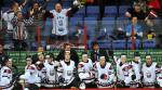 Photo hockey match Lettonie - United States of America le 05/05/2013
