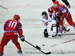 Photo hockey match Russia - Lettonie le 04/05/2013
