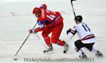 Photo hockey match Russia - Lettonie le 04/05/2013