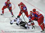 Photo hockey match Russia - Lettonie le 04/05/2013