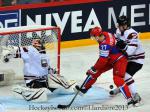 Photo hockey match Russia - Lettonie le 04/05/2013