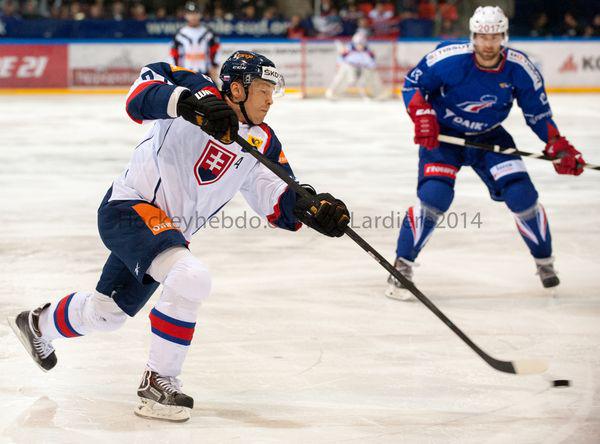 Photo hockey reportage Šatan coule la France à Grenoble