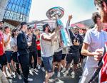 Photo hockey reportage Bordeaux fête ses HEROS !