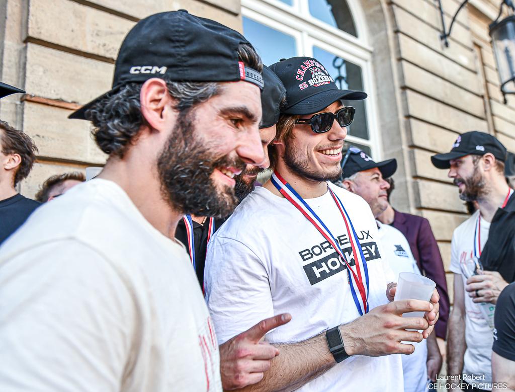Photo hockey reportage Bordeaux fête ses HEROS !