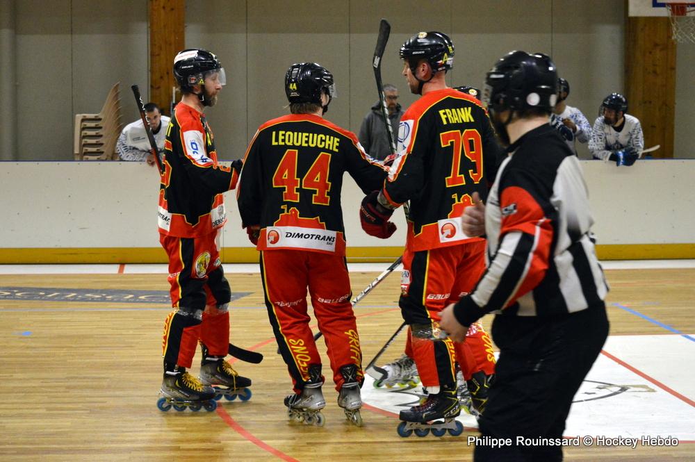 Photo hockey reportage CDF Roller : L'exploit n'était pas loin