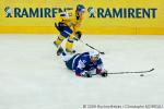 Photo hockey reportage CM09 Qualif J5 : La Suède d'un patin