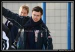 Photo hockey reportage Conti Cup : Arrivée des Foxes de Bolzano