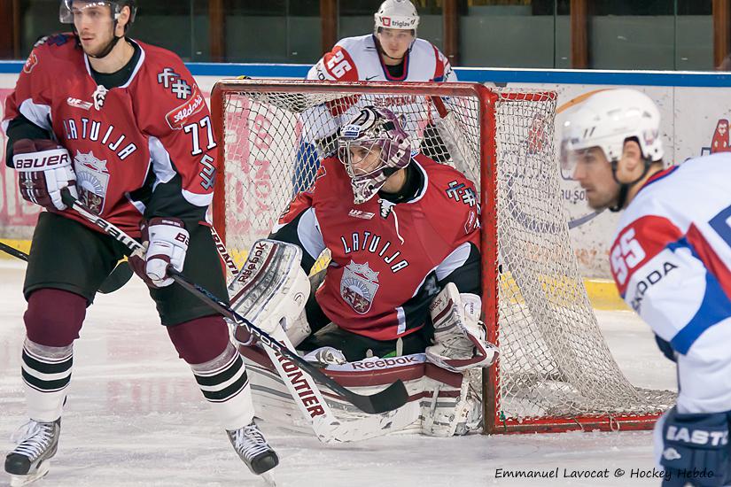 Photo hockey reportage EIHC : Slovénie-Lettonie  EN ATTENTE