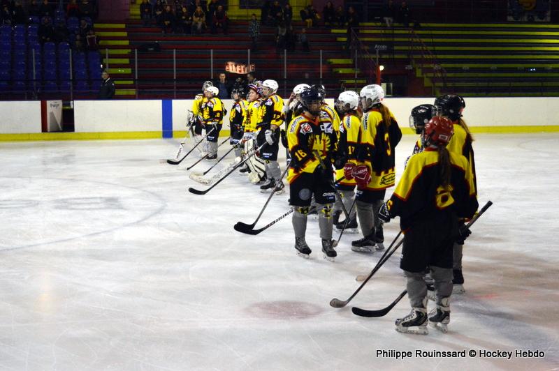 Photo hockey reportage Fem élite : Les Aigles emportés par les Rafales