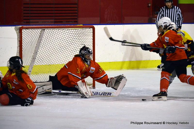 Photo hockey reportage Fem élite : Les Aigles emportés par les Rafales