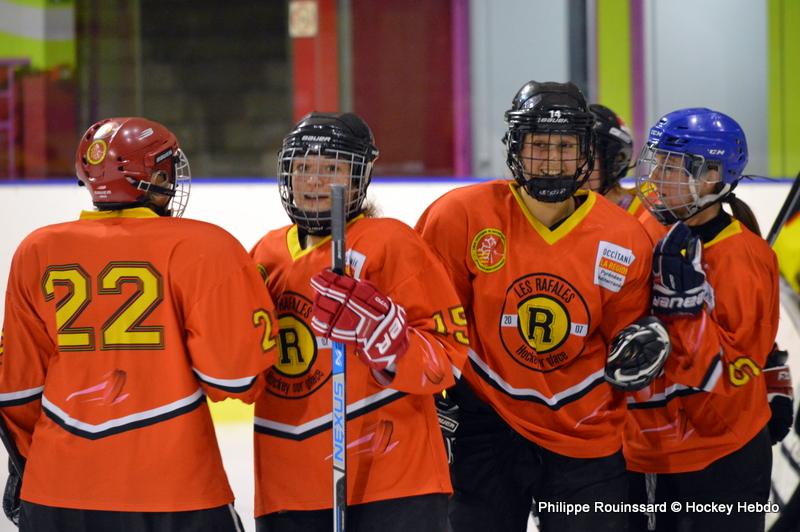 Photo hockey reportage Fem élite : Les Aigles emportés par les Rafales