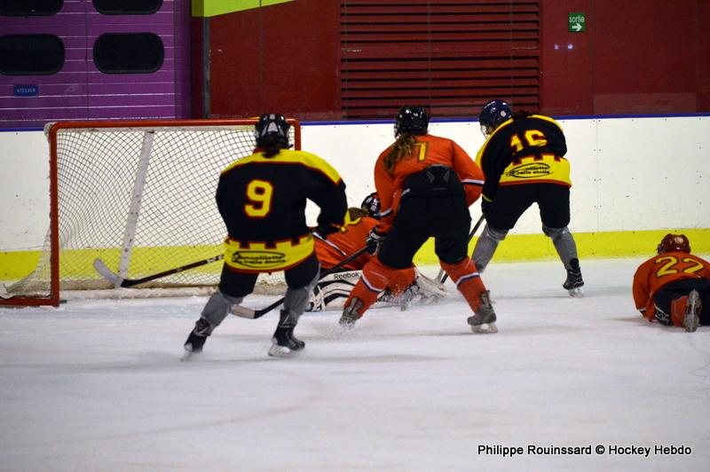 Photo hockey reportage Fem élite : Les Aigles emportés par les Rafales
